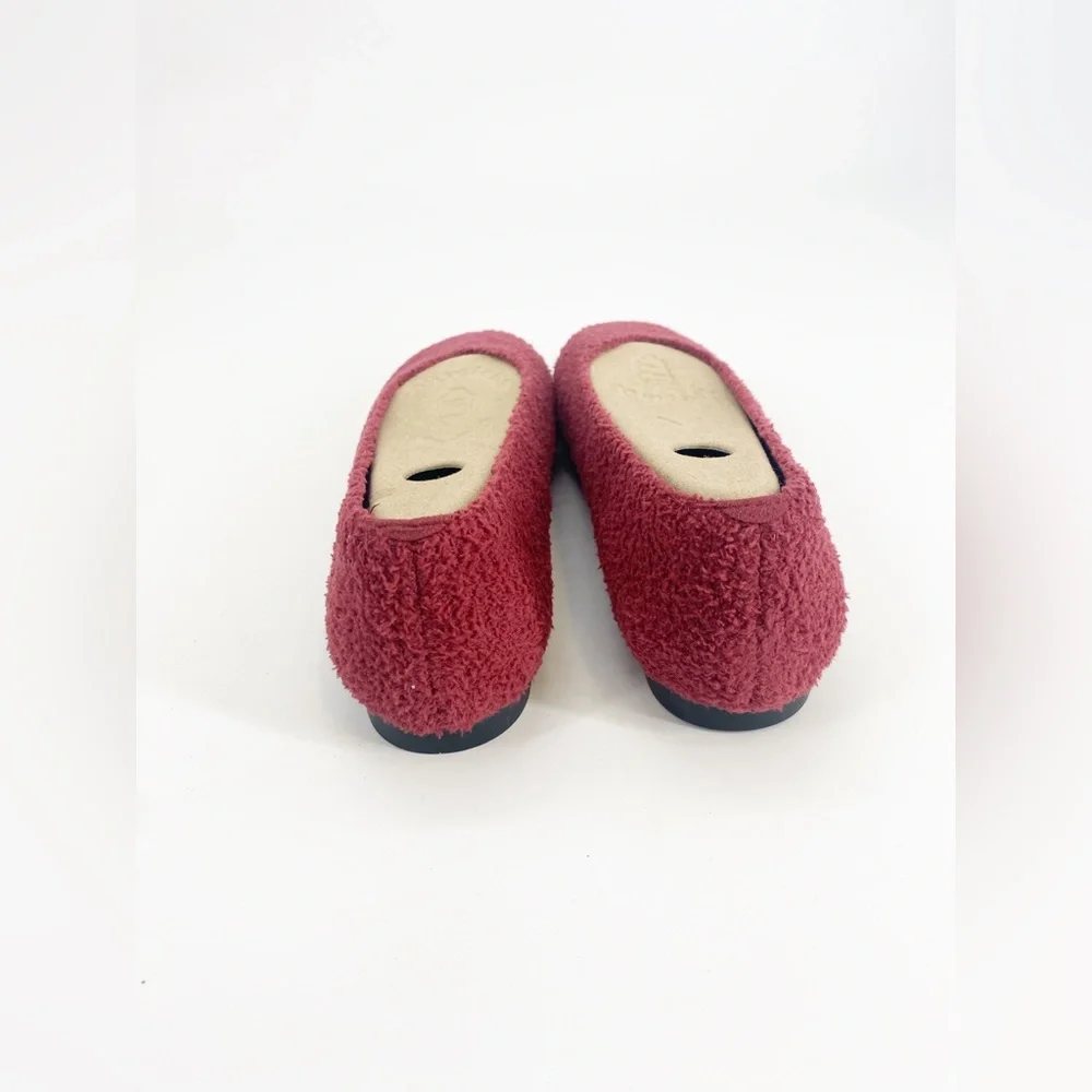 Vivaia Margot 2.0 Terry Knit Flats in Bordeaux Sz 39 - Picture 5 of 8